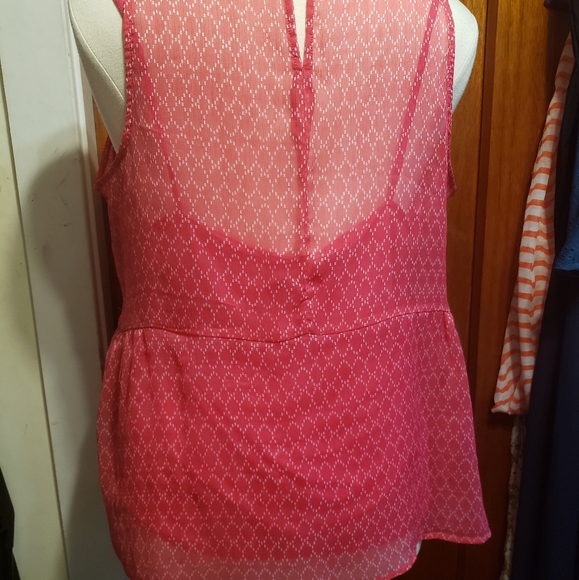 Old Navy XXL two layer pink tank top - Picture 4 of 6